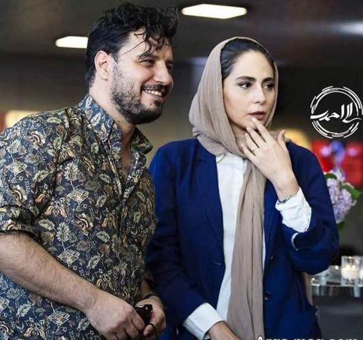 رقص جواد عزتی در جمع بازیگران فیلم دیده نشده